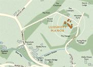 Location of Ludshott Manor